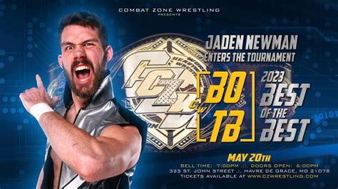 Jaden Newman Enters Best Of The Best Combat Zone Wrestling Youtube
