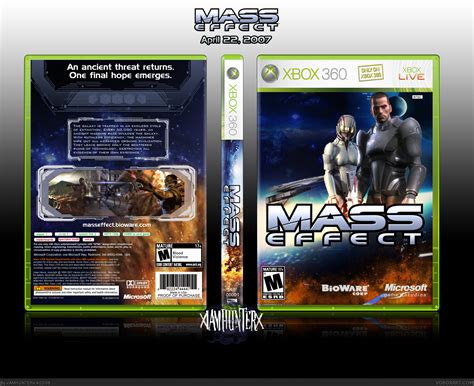 Mass Effect Xbox 360 Box Art Cover By Xiamhunterx