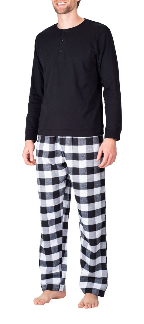 SLEEPHERO Mens Pajama Set Flannel Pajamas For Men 2 Piece PJ Set With