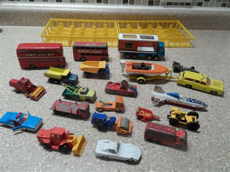 Lot Of 20 Vintage Matchbox Lesney And Other Toy Carsvehicles