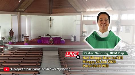 Bacaan suci minggu palem hari ini / siaran langsung misa online minggu palma hari ini, live. LIVE - Misa Hari Minggu Biasa ke-XIII Gereja Katolik Salib ...