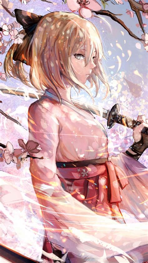 2160x3840 Fate Grand Order Anime Girl With Sword 4k Sony Xperia Xxzz5