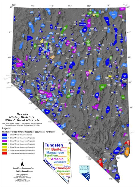 Exploration Maps And Data Nevada