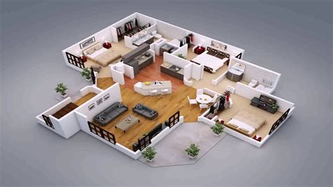 Floor Plan 3d Model Free Download See Description Youtube