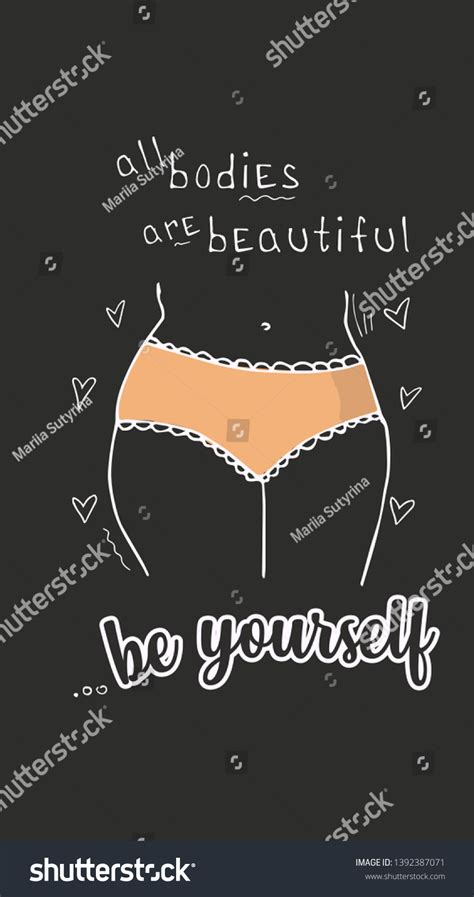 All Bodies Beautiful Hand Drawn Body Stock Vector Royalty Free