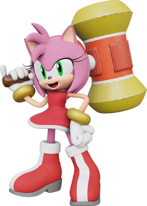 Amy Rose And Her Hammer By Stixstixy On Deviantart