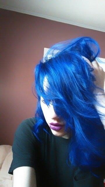 Manic Panic Rockabilly Blue Mixed With After Midnight Blue Hair