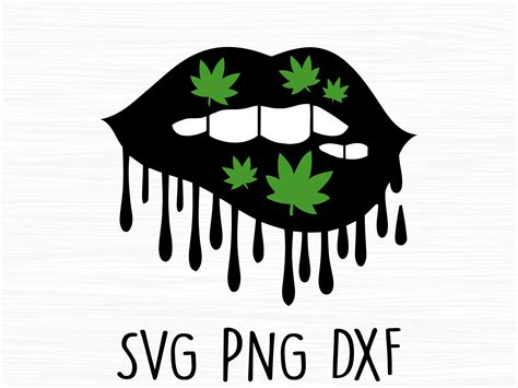 Weed Lips Svg Cannabis Lips Svg Weed Clipart Stoner Svg Etsy Kulturaupice