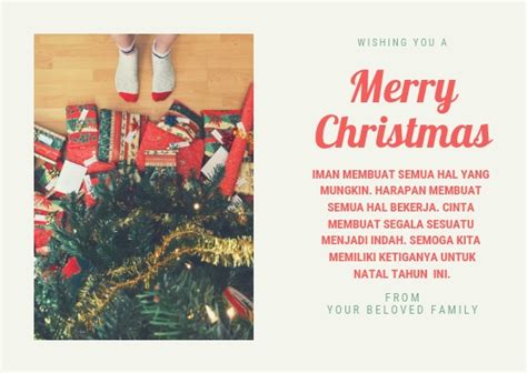 Kumpulan ucapan selamat natal bahasa inggris dan bahasa indonesia. Contoh Ucapan Natal Untuk Keluarga - kartu ucapan keren