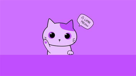 Purple Cat Wallpaper In  Download