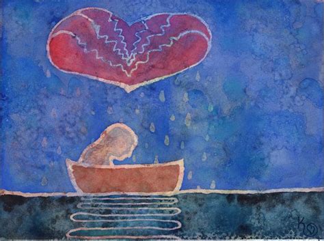 Original Grief Watercolor Painting Abstract By Authenticbrilliant