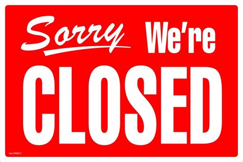 Cosco Sign Openclosed 8 X 12 Inches 098012 Office