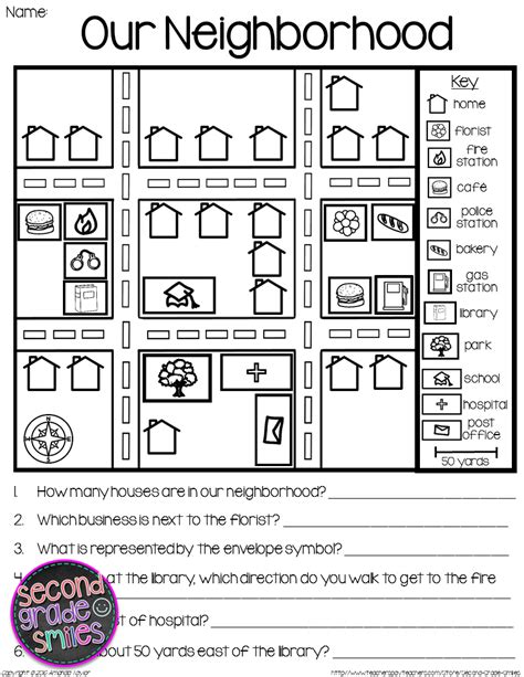 Map Activities For 2nd Grade