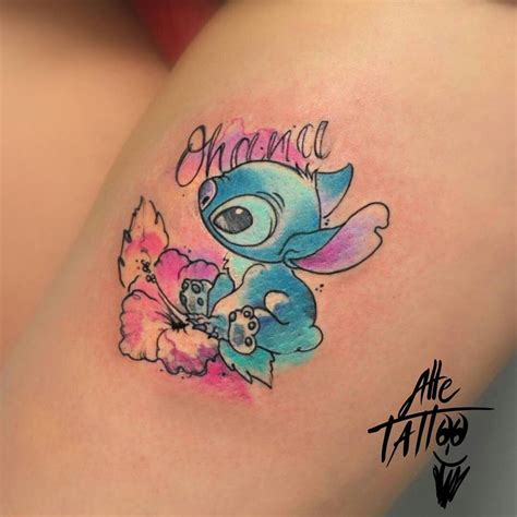 The Flower Disney Stitch Tattoo Disney Stich Tattoo Disney Cute