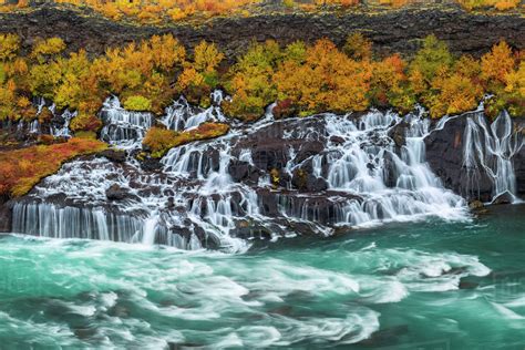 Hraunfossar Waterfalls West Iceland Hidden Iceland Hidden Iceland