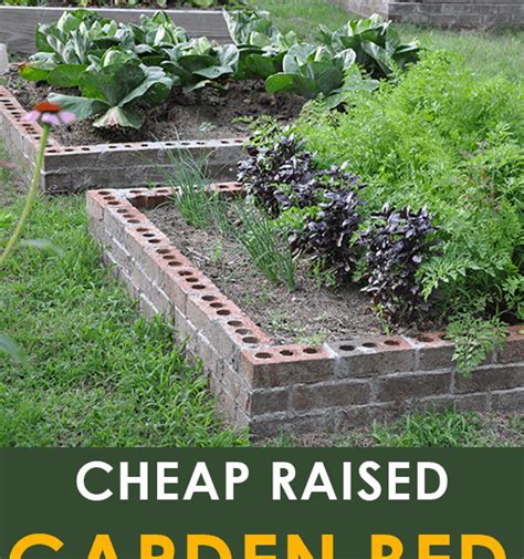 How To A Build A Cheap Raised Garden Bed