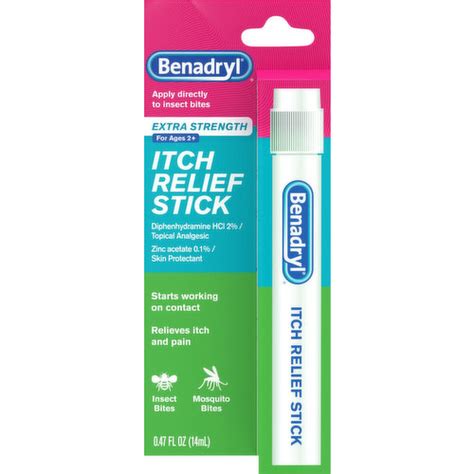 Benadryl Itch Relief Stick Extra Strength