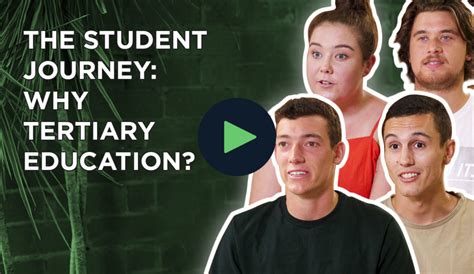 The Student Journey Why Tertiary Education Social Garden