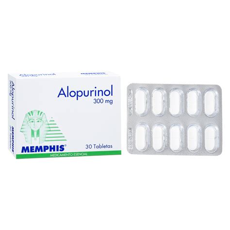 Alopurinol 300 Mg 30 Tabletas Mp Farmaprime