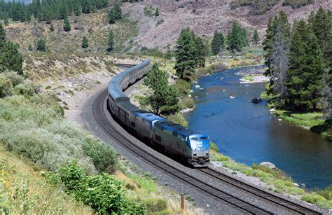Scenic Historic Route For California Zephyr Train