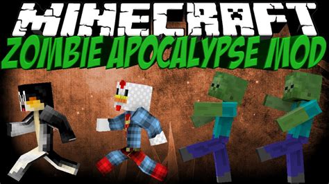 Zombie Apocalypse Mod Minecraft Better Zombies Mod Showcase Youtube