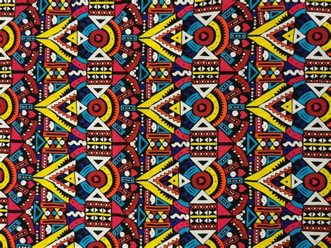 Tissu Wax Africain Motif Graphique Kirikou