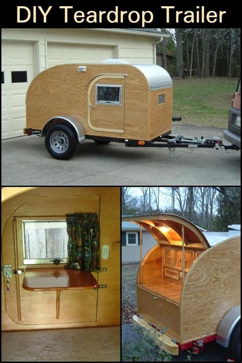 You too can build a teardrop camper with basic tools. Build your own teardrop trailer from the ground up | Teardrop trailer, Diy camper trailer ...