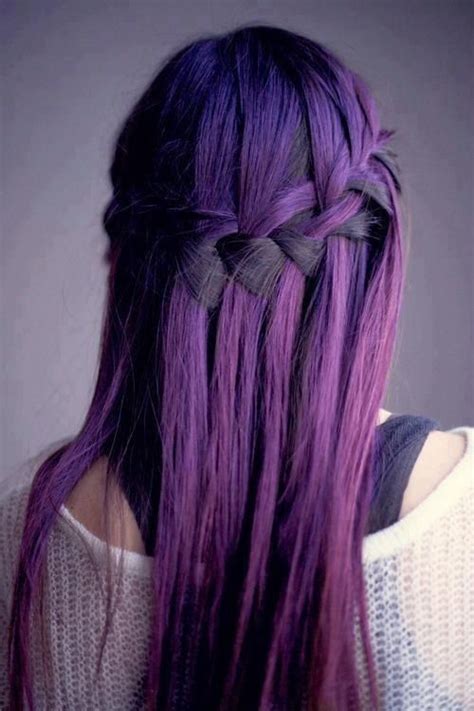 Although this is a beautiful and unique pattern for purple hair dye, you will need to find a good hairdresser to design your hair color before dyeing it. Dark Purple Ombre Hairsyle Pictures, Photos, and Images ...