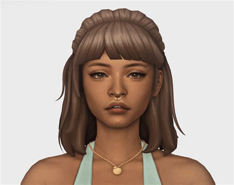 Sims 4 Cc Finds — Simpliciaty Odom Hair Here It Is My First Hair
