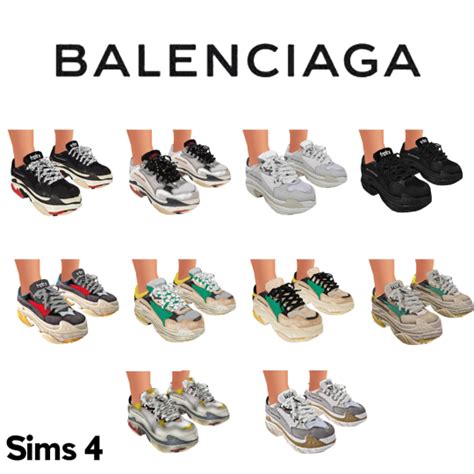 Sims 4 Balenciaga Triple S