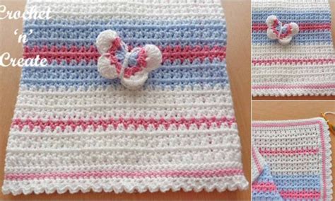 Butterfly Baby Blanket Free Crochet Pattern Your Crochet