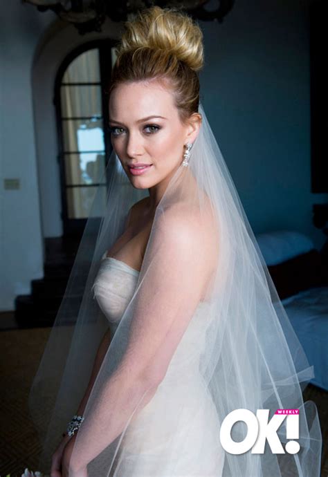 Hilary Duffs Wedding Inspired Bun