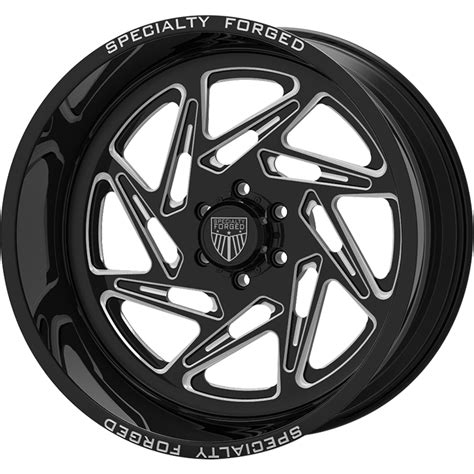 Specialty Forged Sf039 22x16 103 Black Milled Sf039 2216 6x550 Bm