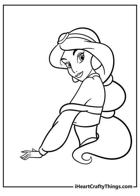 Jazmine Coloring Pages