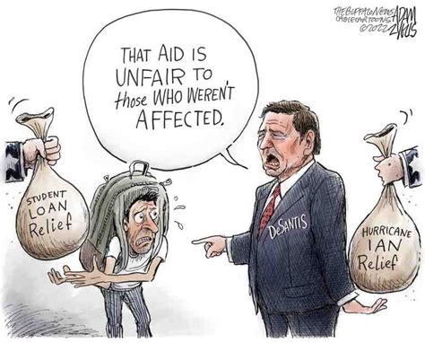 Political Cartoon On Desantis Makes Desperate Plea By Adam Zyglis