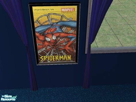 The Sims Resource Spiderman Bedroom Set