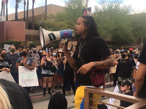 Phoenix Police Chief Addresses Demonstrators On Day 9 Of Protests