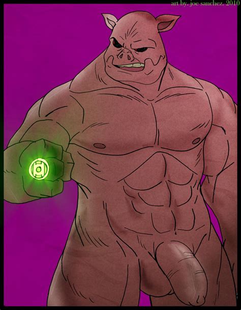 Rule 34 1boy Balls Dc Flaccid Foreskin Green Lantern Kilowog Male