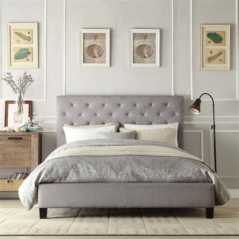 Headboard With Storage Chic Queen Size Bed Full Size Headboards Having Grey Framing Design With