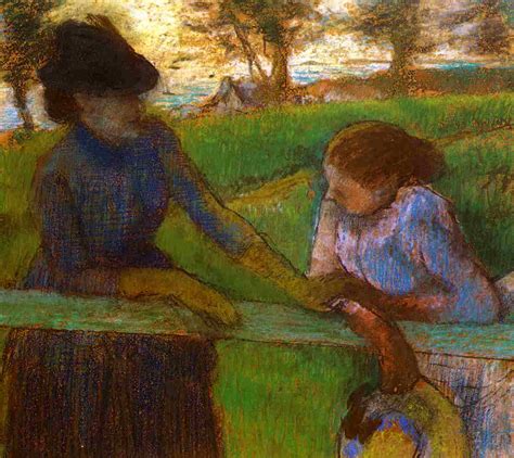 The Conversation, c.1889 - Edgar Degas - WikiArt.org