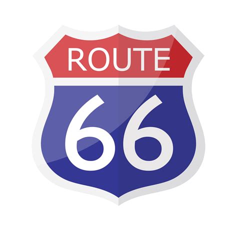 Route 66 Sign 25219742 Png