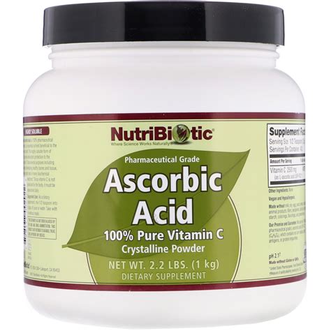 Nutribiotic Ascorbic Acid 100 Pure Vitamin C Crystalline Powder 2