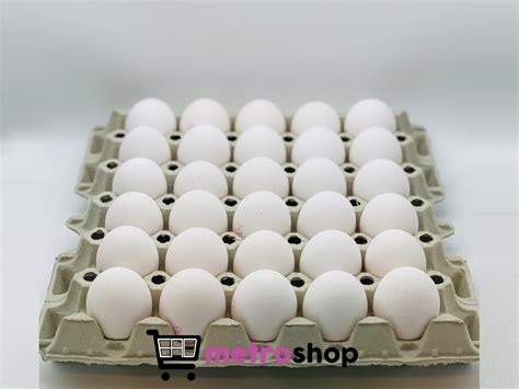 Egg 30 Pcstray White M Metro Shop As