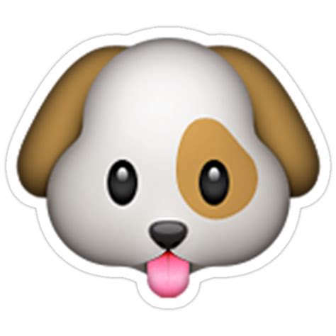 Emoji Dog Stickers By Animalz Redbubble