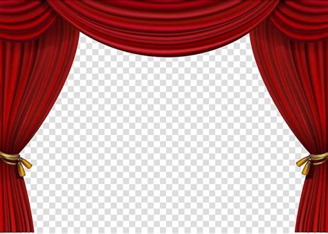 Red Curtain Theater Drapes And Stage Curtains Pull Up The Curtains