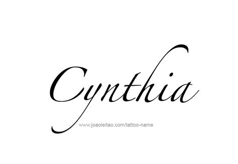 Cynthia Name Tattoo Designs Name Tattoos Name Tattoo Designs Name