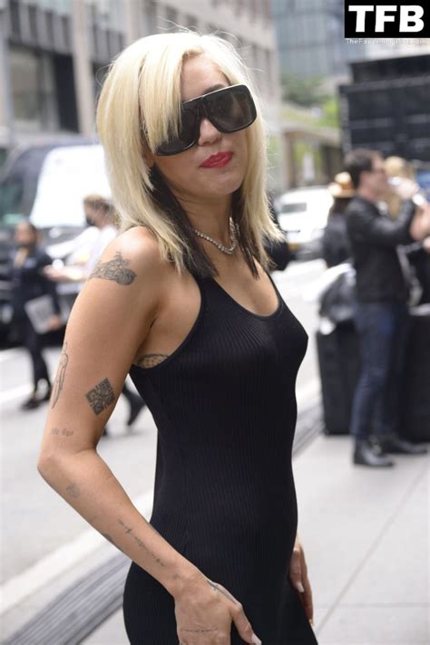 miley cyrus flaunts her nude tits as she arrives at nbc universal upfronts in nyc 36 photos