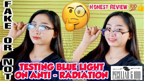 testing blue light on anti radiation eye glasses effective or not youtube