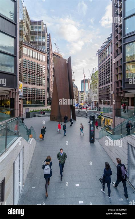 Fulcrum Sculpture By Richard Serra Outside London Liverpool Street