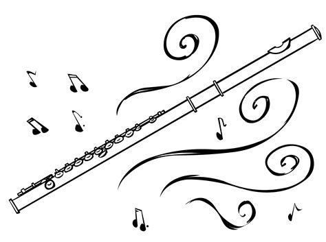 Download flute drawing - Google Search | Flute drawing, Music ...